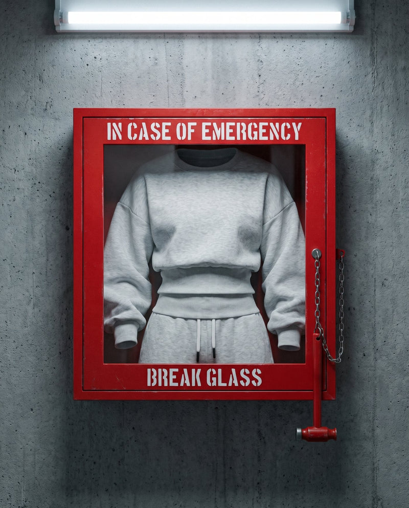 Break glass. Unit 003 inside.