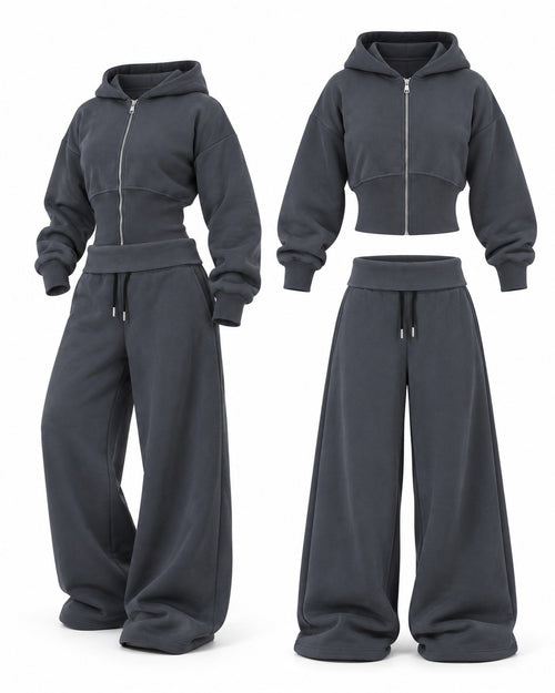 UNIT 004 slate fleece set